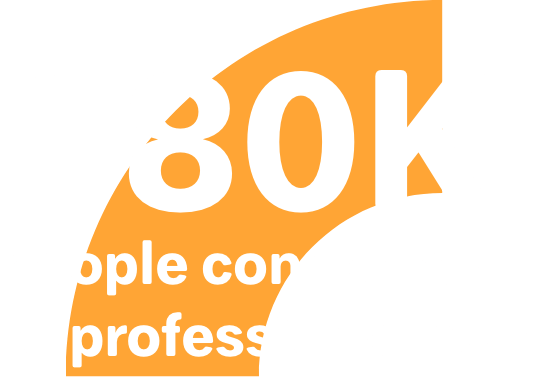180K people connected to professional help